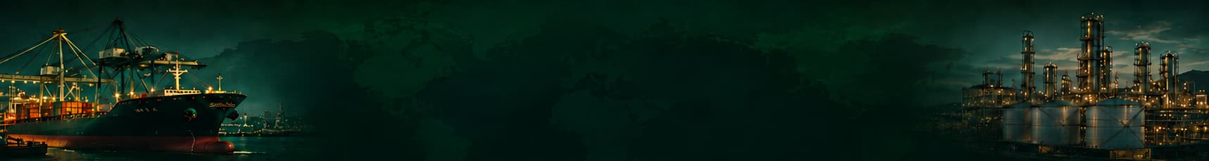 Global shipping and refinery network