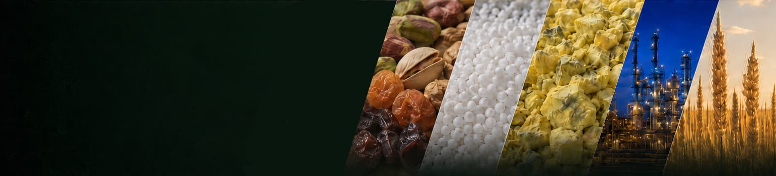 Food, petrochemical, mineral and agricultural commodities
